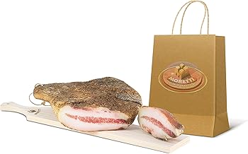 Moretti® Joue de porc assaisonnée | saucisson traditionnel typique | spécialité gastronomique calabraise | emballé sous vide 800g / 900g environ |