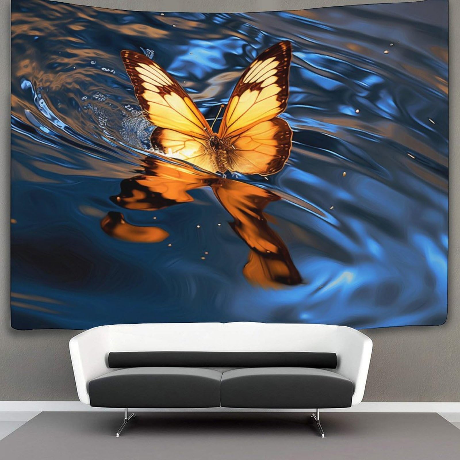 kaiyun Tapestry Wall Hanging Butterfly Art for Bedroom Living Room Dorm Decor 180cmx230cm