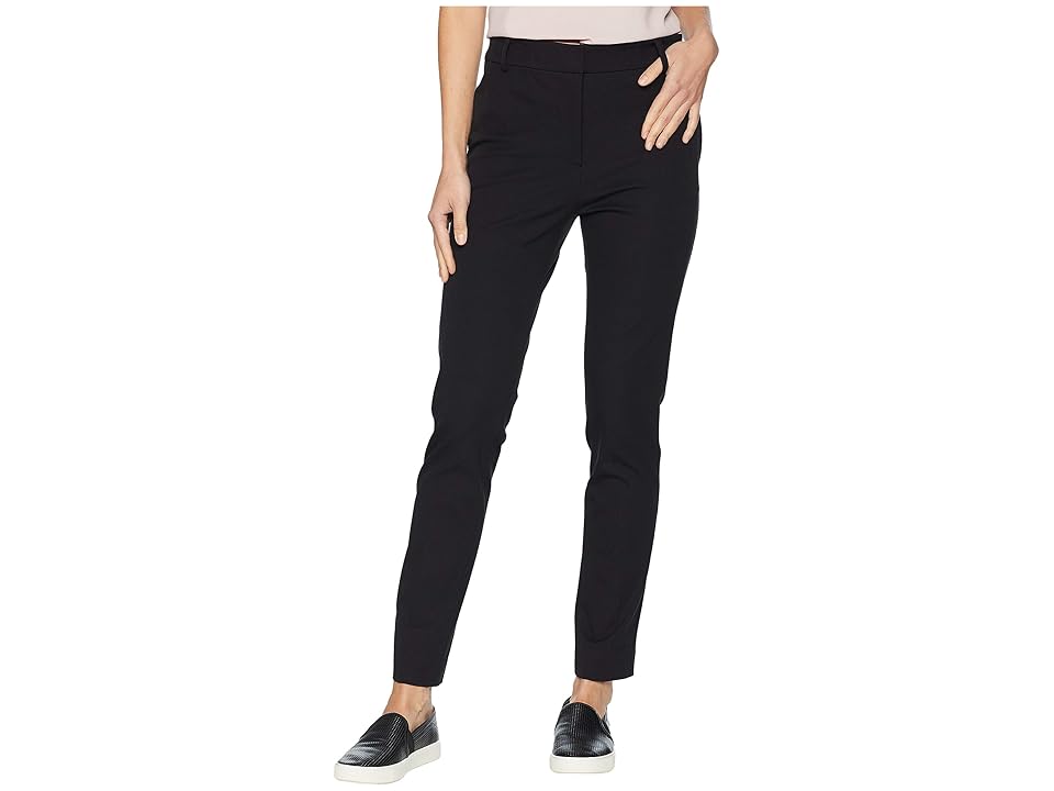 

1.STATE Two-Way Stretch Twill Pants (Rich Black) Women's Casual Pants