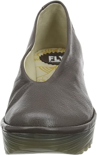 Amazon.com | FLY London Women's Yaz Wedge Pump, Black Mousse, 36 EU/5.5-6 M  US | Platforms \u0026 Wedges