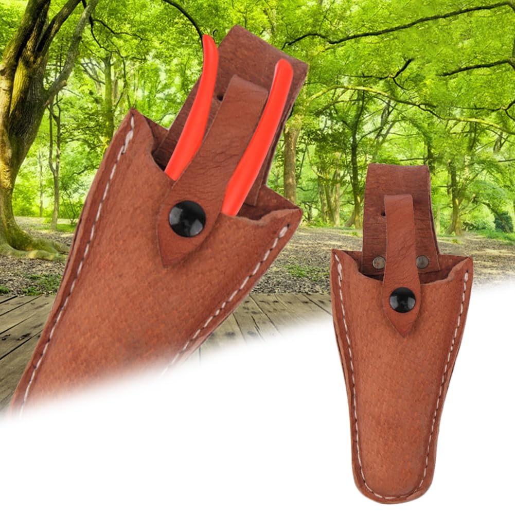 Learnlyrics Multicolor Pruning Scissor Sheath - Hardware Tool Holder, Garden Clippers Pouch | Secateurs Tool Bag Pruning Shears Case, Garden Pruning Tools Bag Leather Pruner Holster For Pliers, Pruning Shears, Secateurs