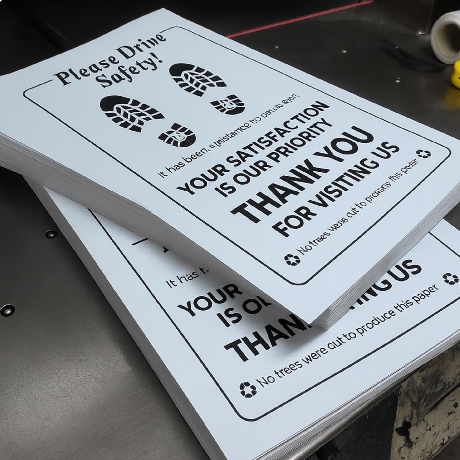 Paper Floor Mats for Cars Black or Blue Typing Vehicles Disposable Floor Pads Waterproof Car Foot Pads Protective