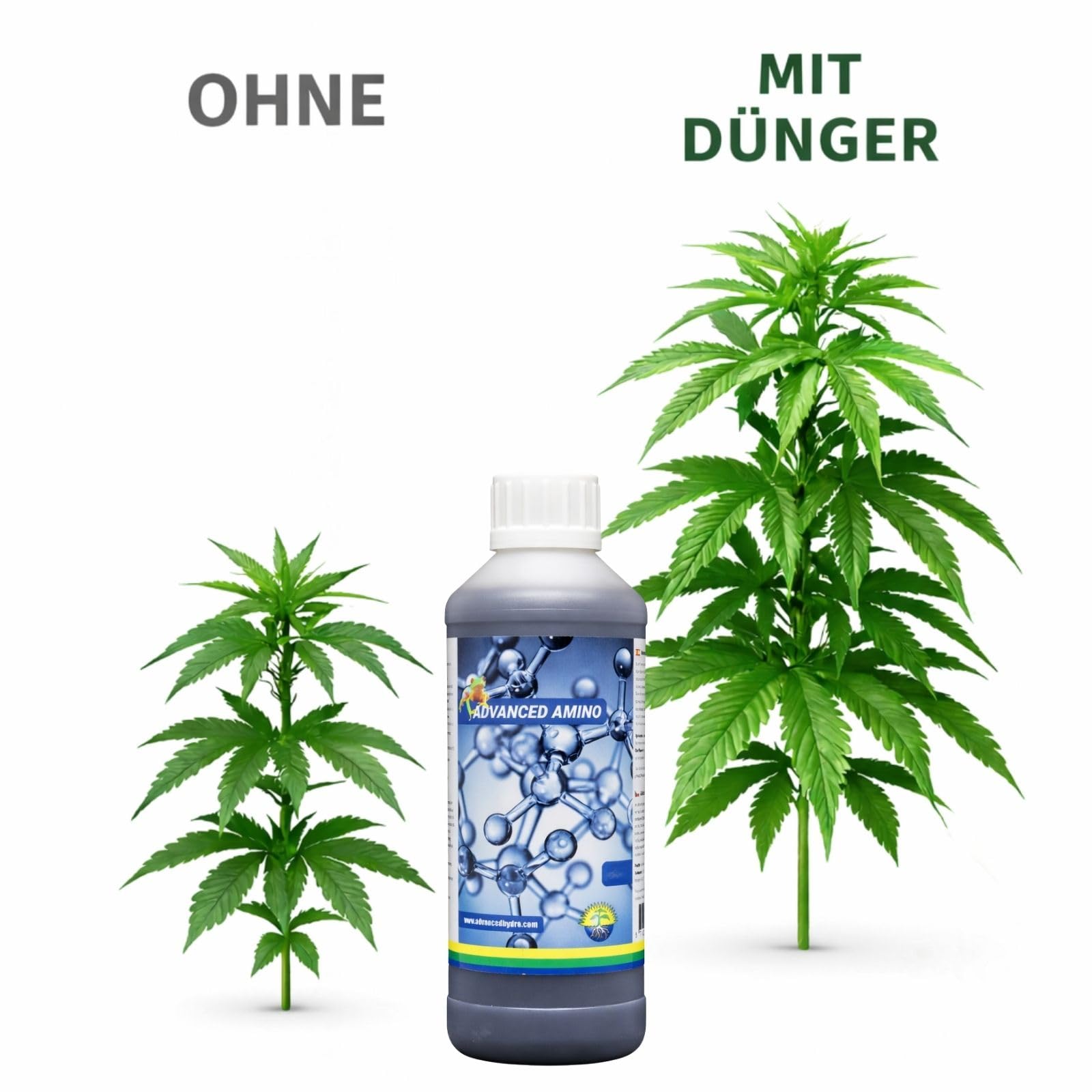 Weedness Advanced Hydroponics Amino 1 Liter - Grow Anbau Indoor Dünger Erde Flüssigdünger Organischer Bio
