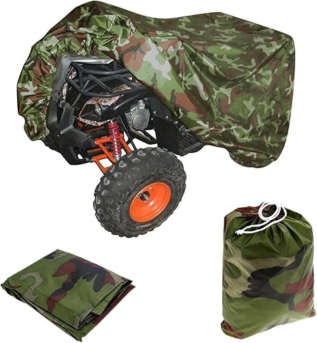VVHOOY Cubierta impermeable para cuatrimoto de 4 ruedas, camuflaje compatible con Kawasaki, Honda, Polaris, Sportsman, Yamaha, Arctic Cat, lejos de