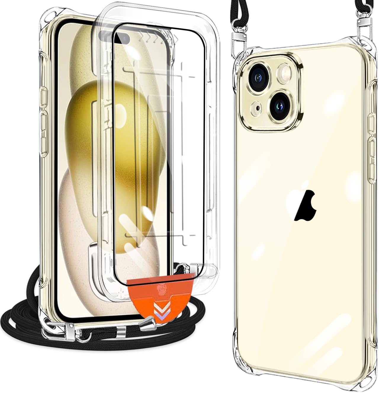 Apple iPhone 15 Pro 本体 値下げしましたケース付き Amazon.co.jp: iPhone 15 用 ケース クリア [1枚ガラスフィルム付き