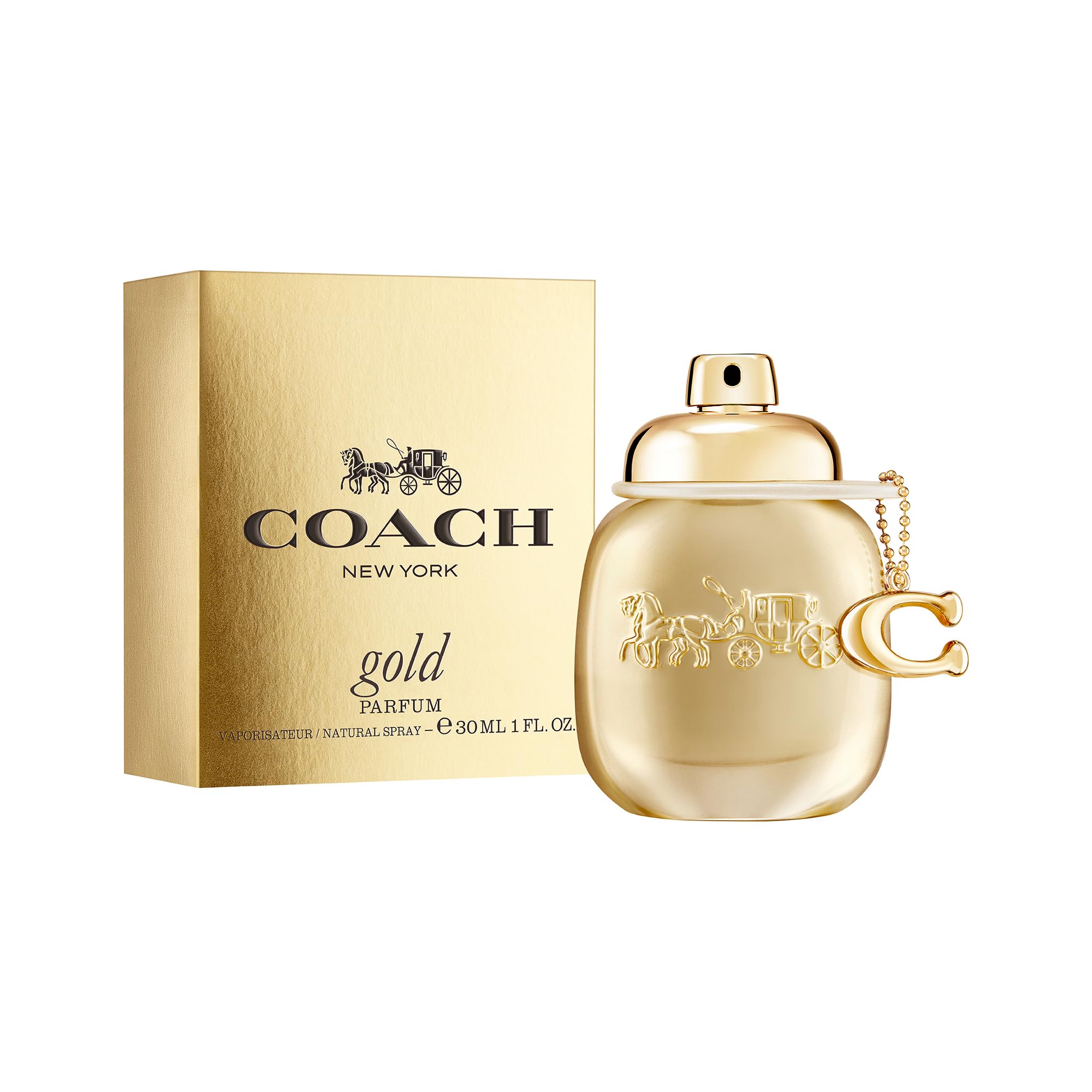 Coach - Gold Parfum - Women's Perfume - Floral & Fruity - With Notes of Rose Water, Pink Peppercorn & Vanilla