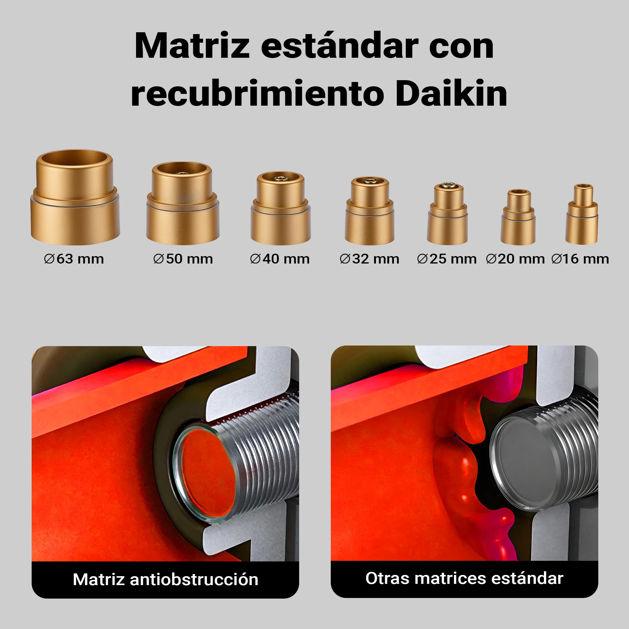 Soldador tubos PE Soldadura polipropileno PPR Soldador plástico termofusión Fundir tubería plástico