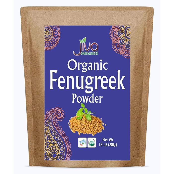Buy Jiva Organic Fenugreek Powder 1.5 LB Bulk Bag NonGMO (Methi
