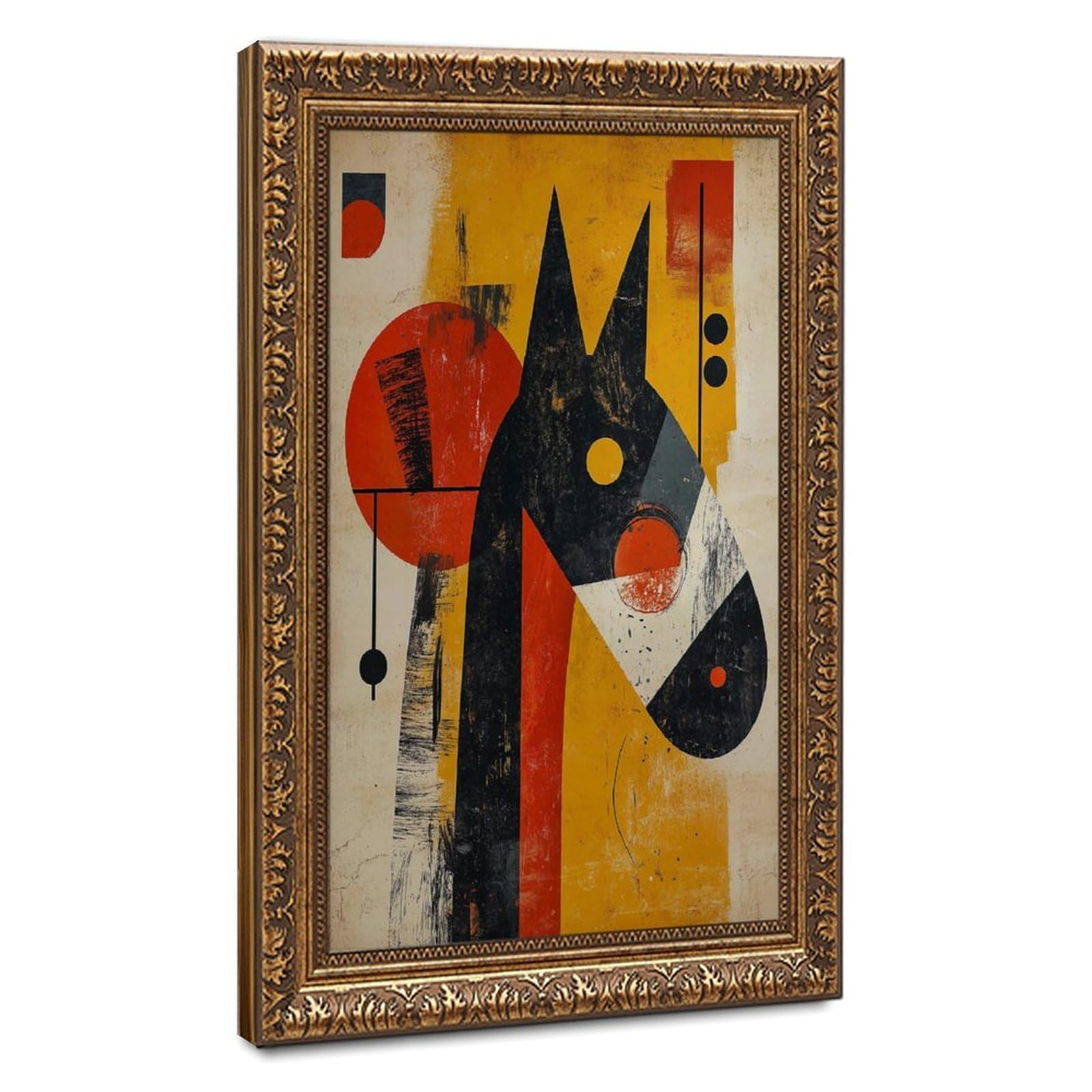 Bareronor Horse Abstract Poster Canvas Poster Bedroom Decor Landscape Office Room Decor Gift 24" L X 36" W