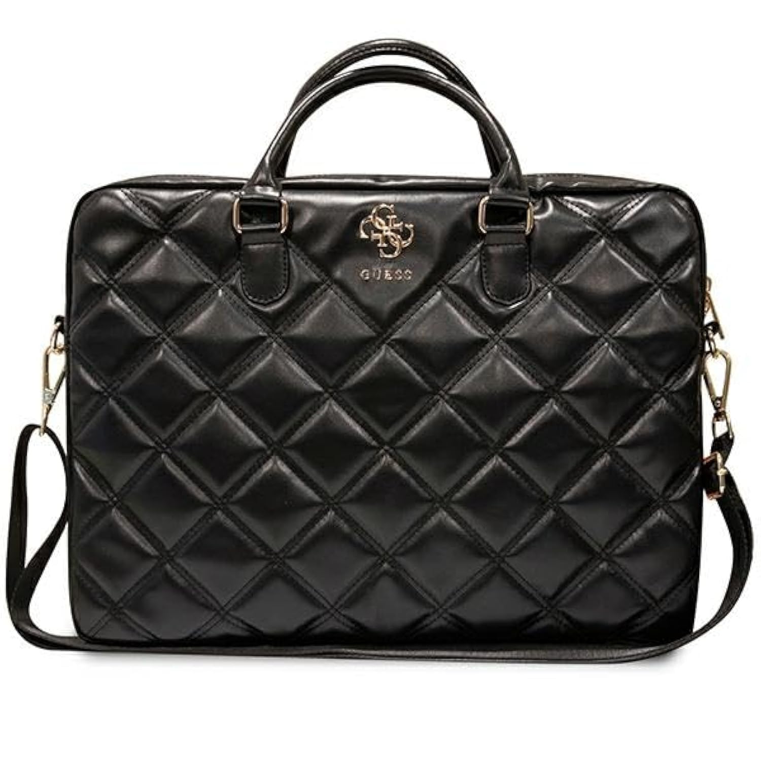 CG MOBILE Guess torba GUCB15ZPSQSSGK 16" czarna pikowana 4G, czarny