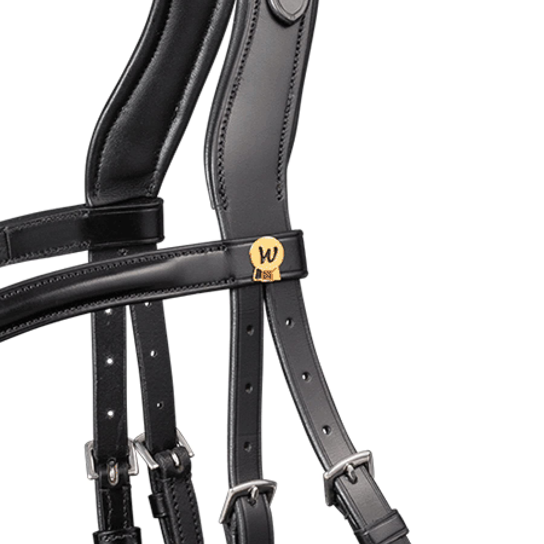 Waldhausen S-Line Trensenzaum Sensation, Schwarz, Vollblut