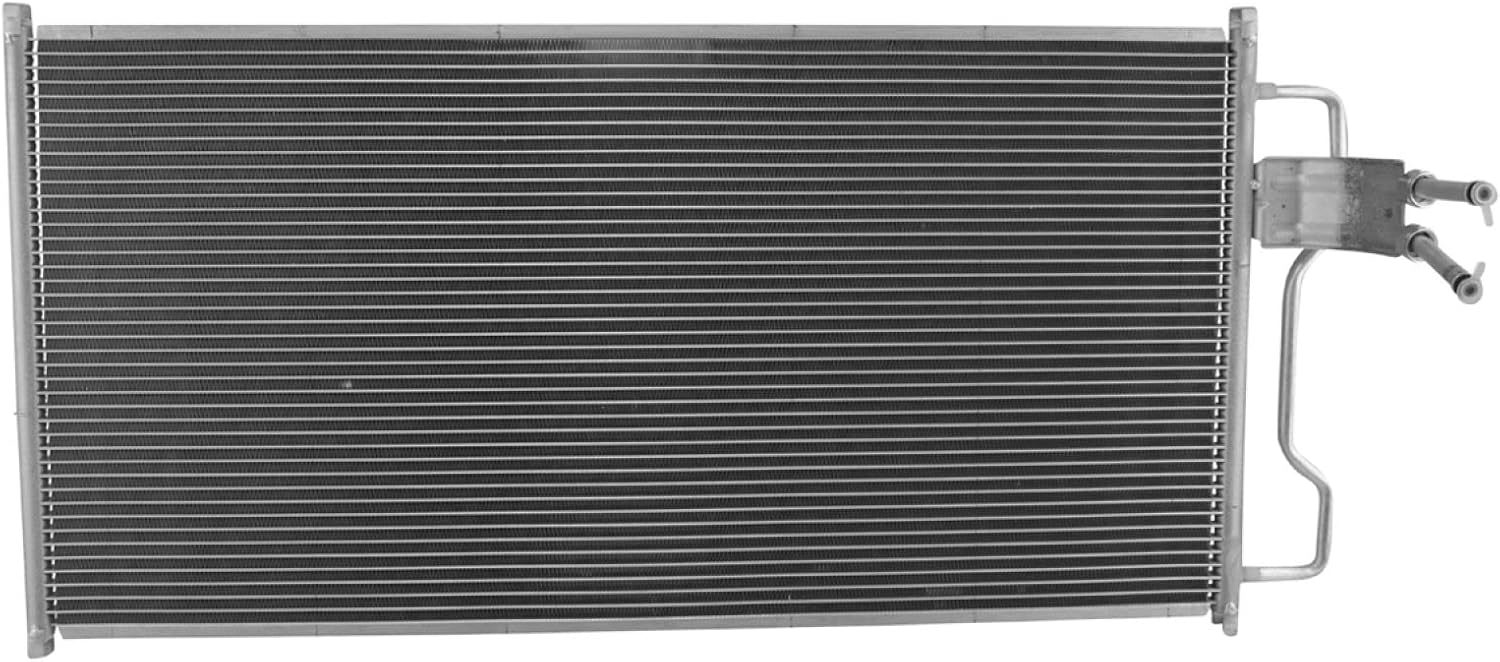 TRQ Air Conditioning A/C Condenser Compatible with 1997-2003 Ford F-150 2004 F-150 Heritage 1997-1999 F-250 FO3030144