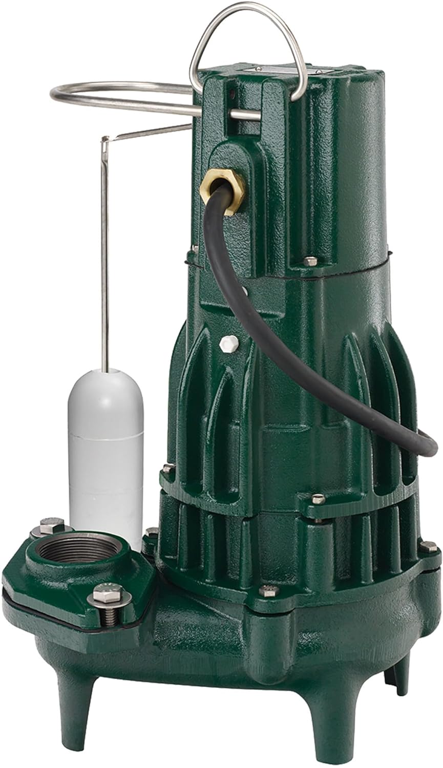 Zoeller 295-0003 High Head Waste-Mate D295 230V 2HP Auto Submersible Sewage Pump