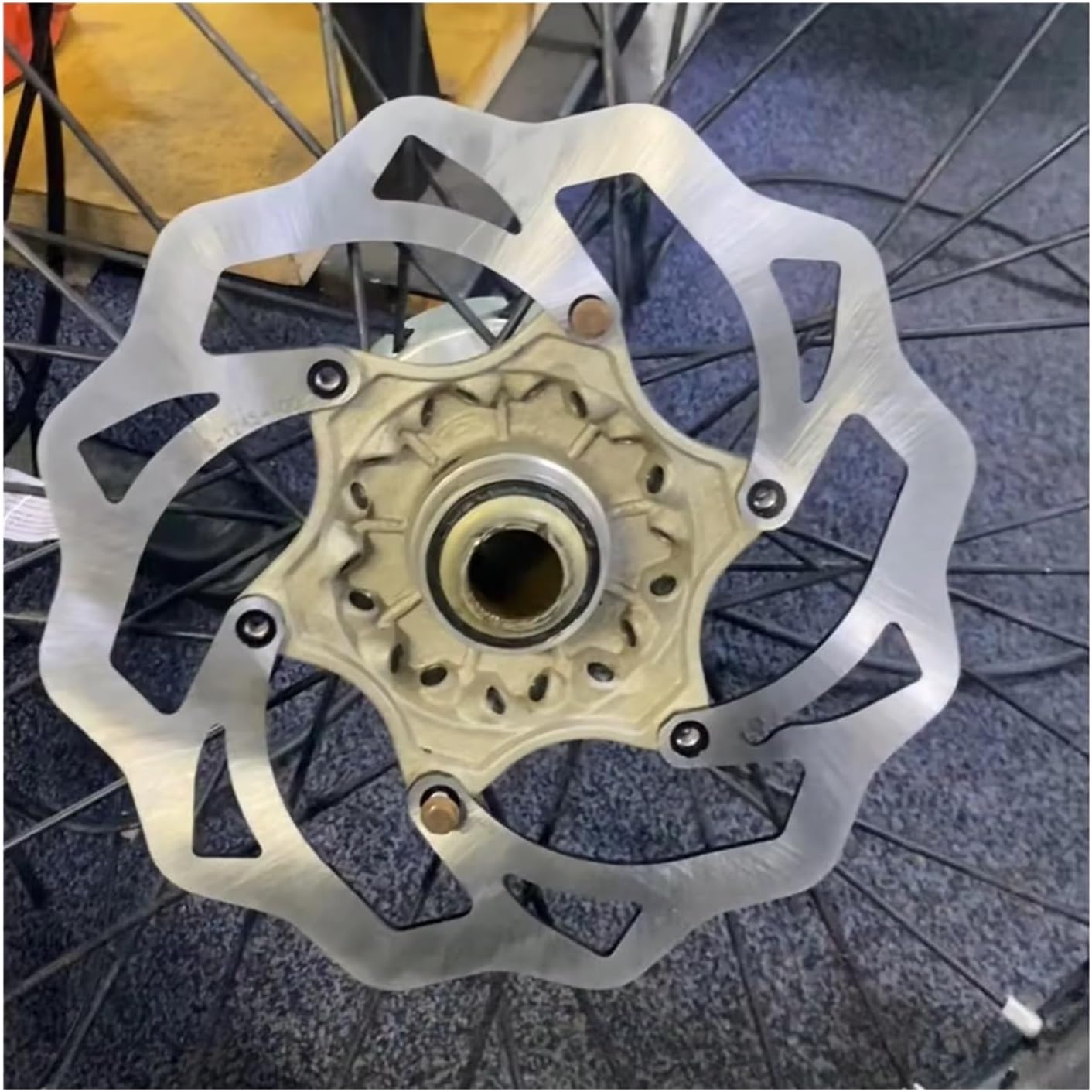 Motorcycle Front And Rear Brake Disc Rotors Compatible With RR 125 200 250 300 350 390 450 498 260MM 240MM 220mm(Rear 240mm)
