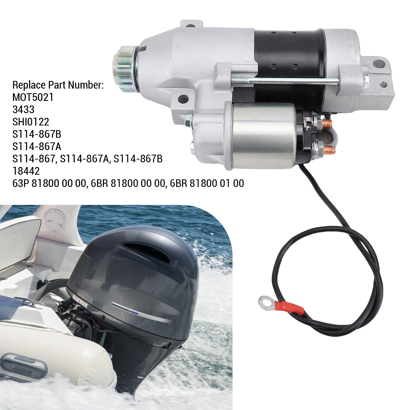 Avviatore Motore Fuoribordo Ad Alte Prestazioni per Motore Marino 150-250 4 Tempi, per Professionisti