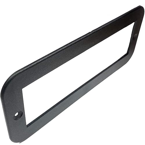 Kioti Radio Mounting Plate for Mounting Single Din Stereo Radio Mount Black Trim Bezel