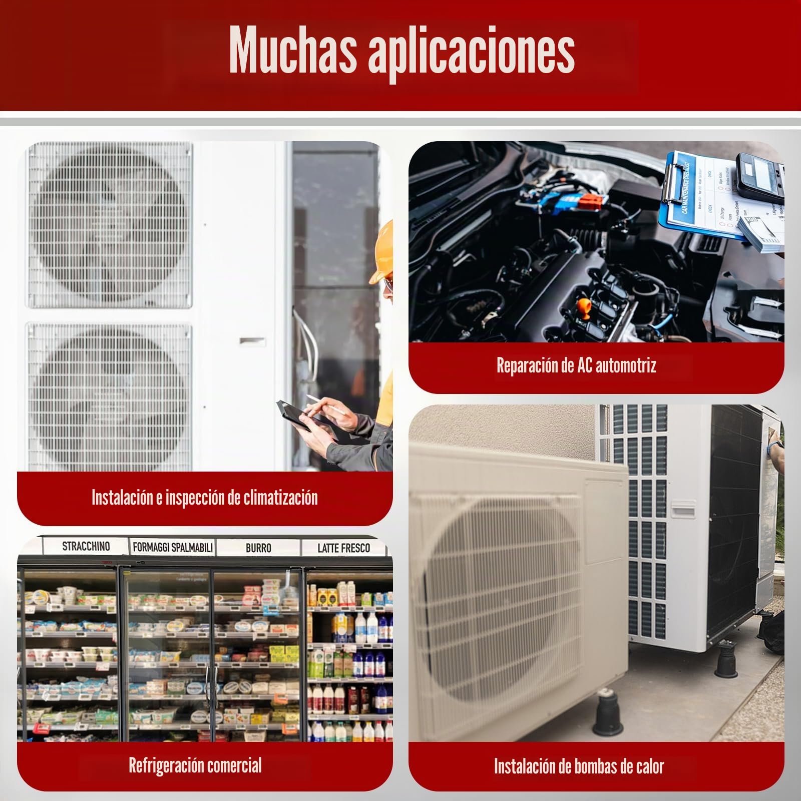 Aprvtio ALD-100 Detector de Fugas de refrigerante, Detector de Fugas con batería de 3000 mAh, Pantalla Grande de 2,8", alarmas visuales y auditivas, Detector Fugas freon para R32, R134a, R454B (1)
