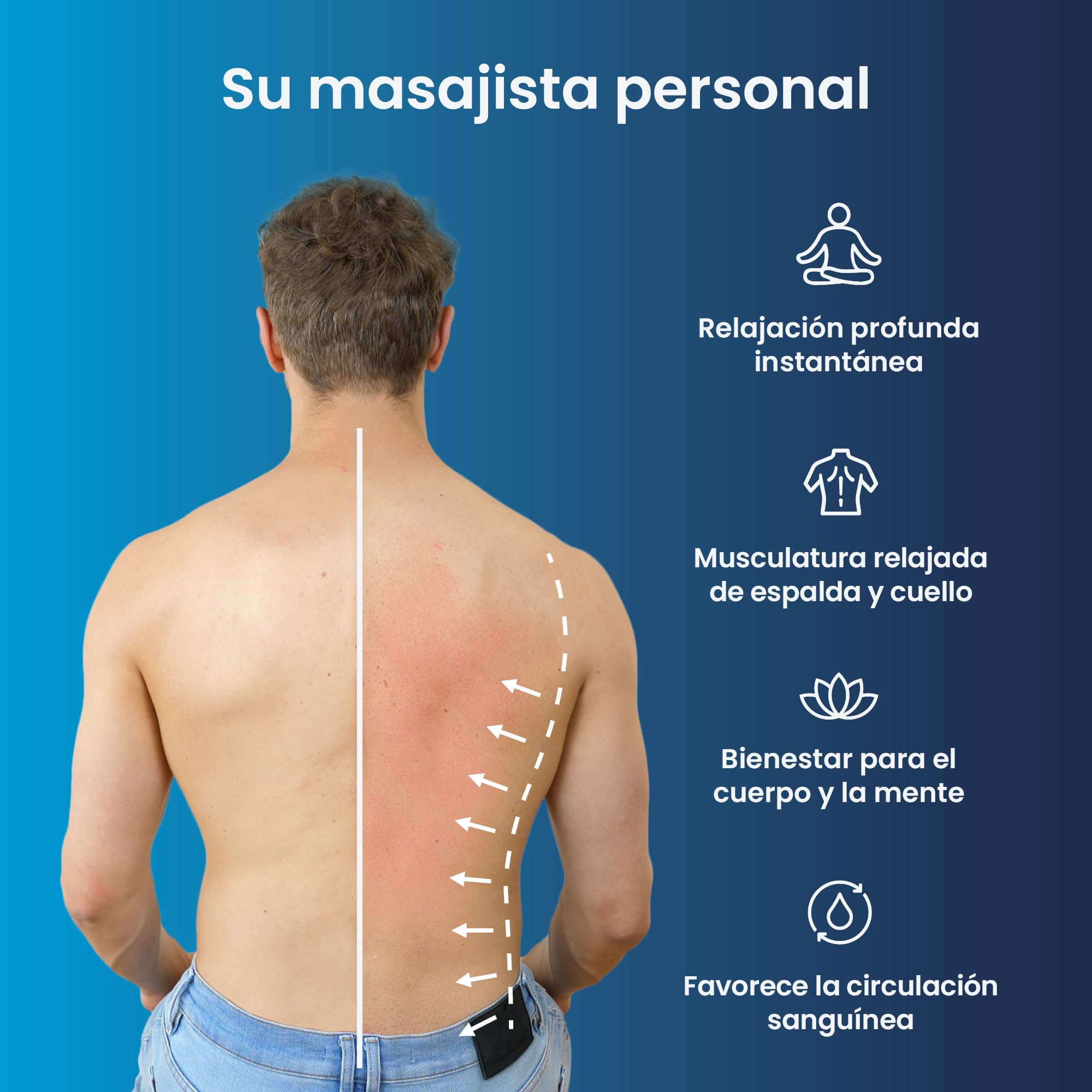 Ergotopia Alfombrilla con cojín de acupresión para masajes, relajación y mejorar la circulación sanguínea
