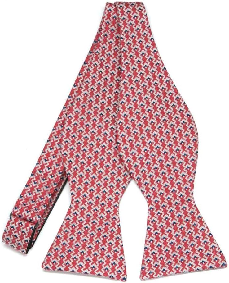 tiemart Regent Morris Neckwear Linen/Silk Self-Tie Bow Tie