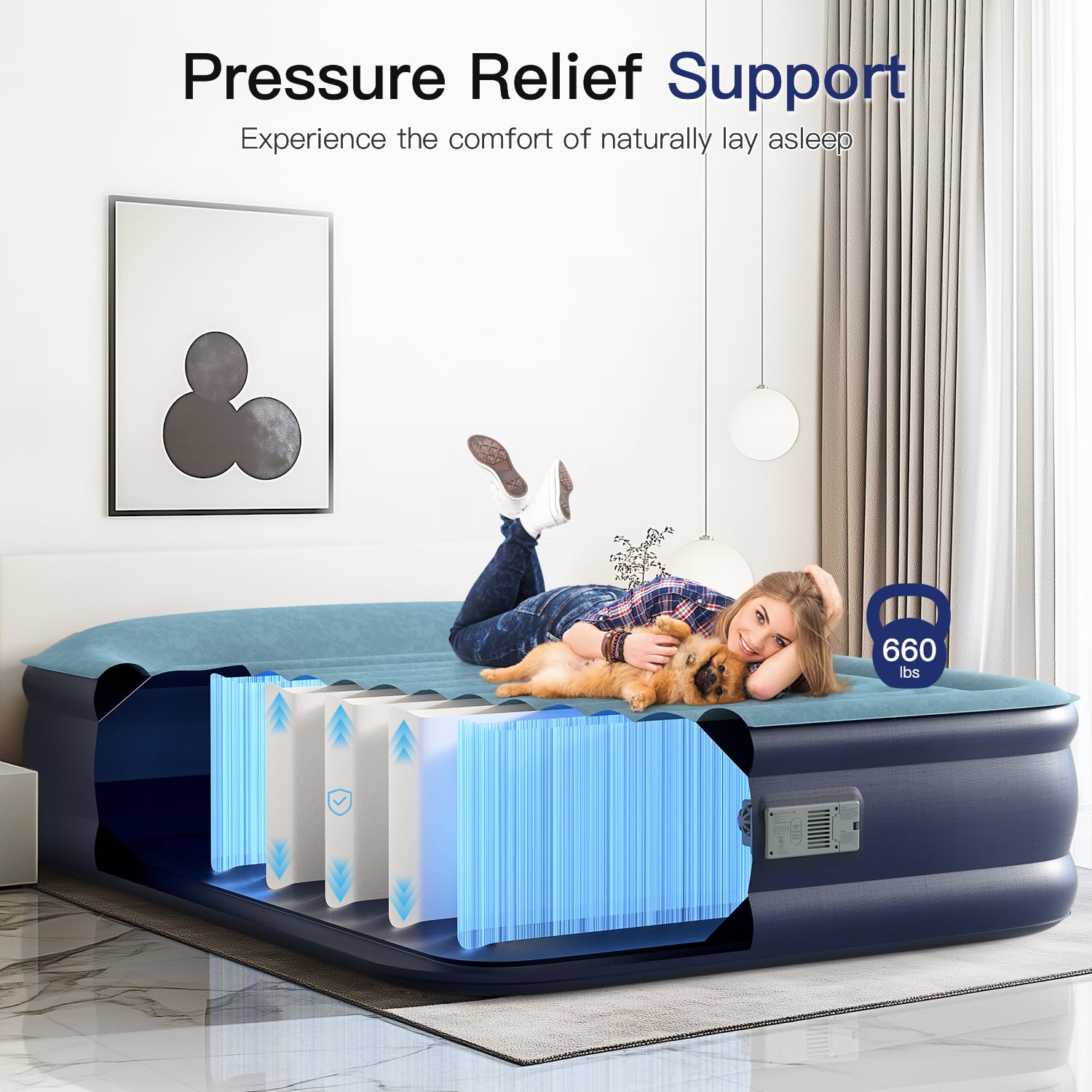 Aerobed Luxury Collection Aerobed Pillowtop Twin Luxury Twin Air