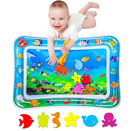 Tapete de agua para bebés, tapete de agua para bebé, tapete de juego inflable, tapete de agua para bebés, juguetes para bebés, divertido centro de