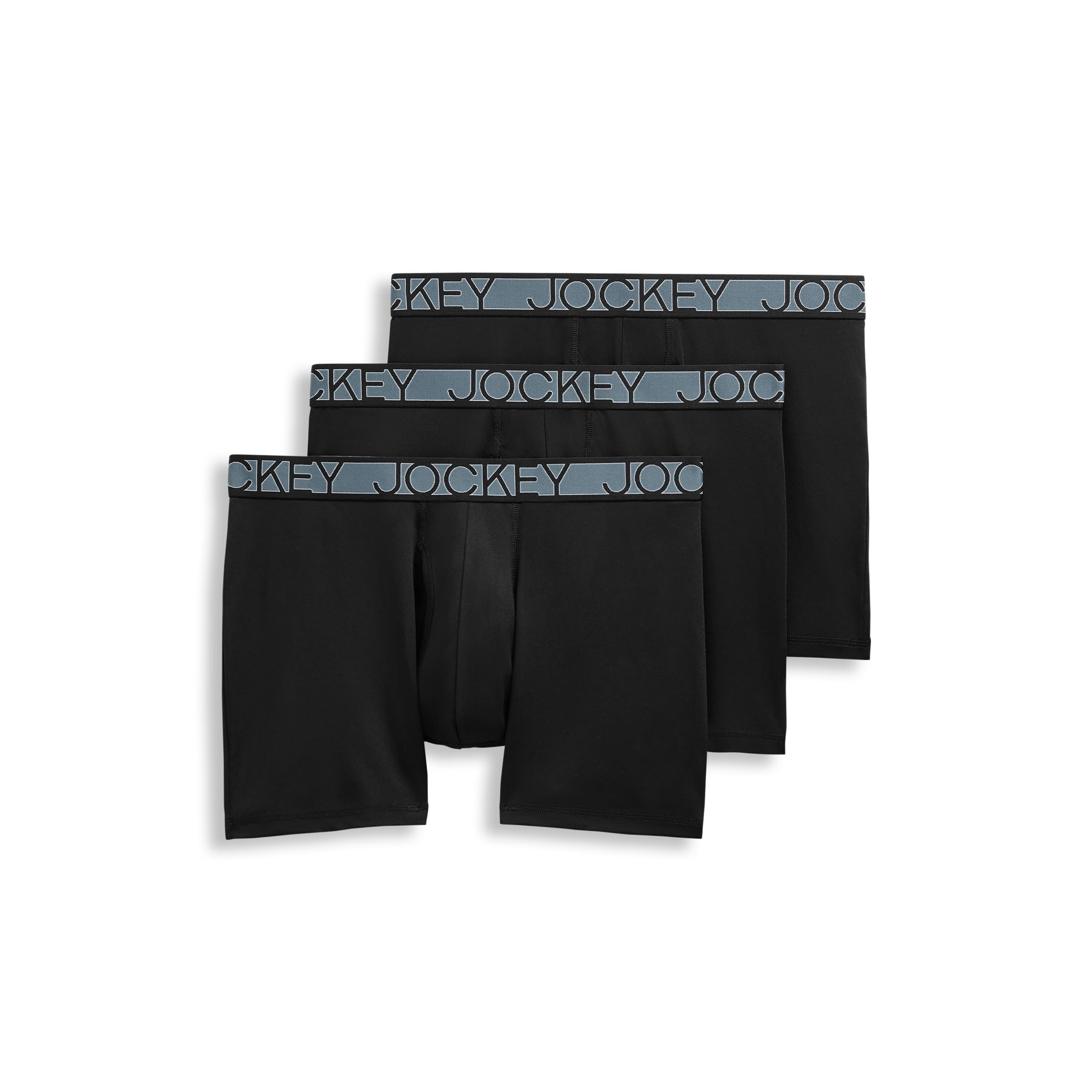 Men's Underwear Active Microfiber 5" Boxer Brief - 3 Pack