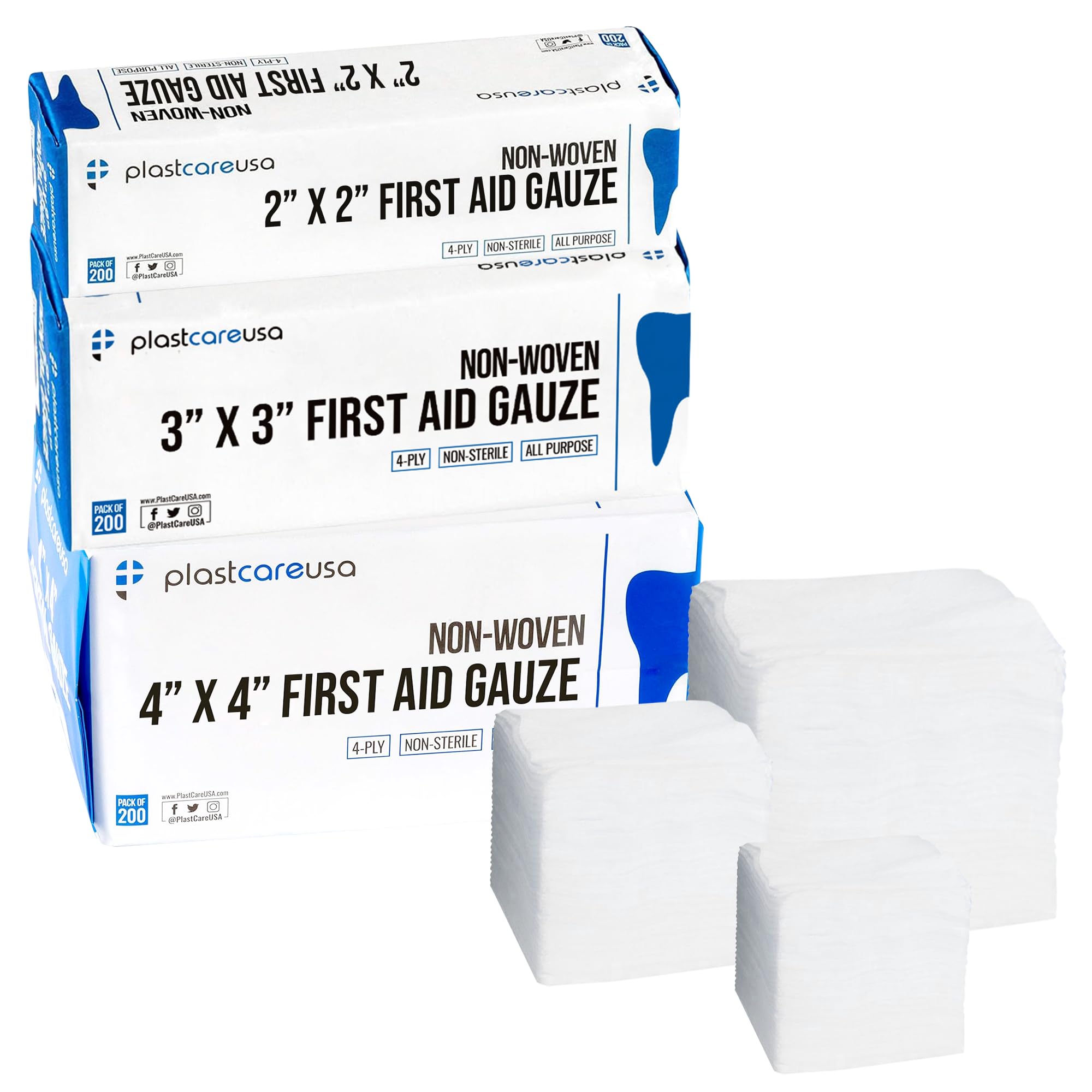 GAUZE CD6枚セット Amazon.com: 600 Pack Assorted Medical Gauze Pads Sizes: 2x2, 3x3