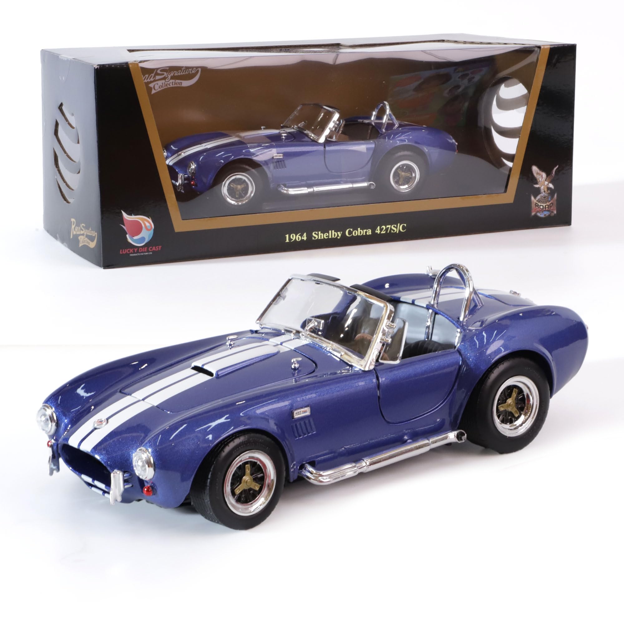Amazon.com: LUCKY DIE CAST 1964 Shelby Cobra 427S/C 1:18 Scale