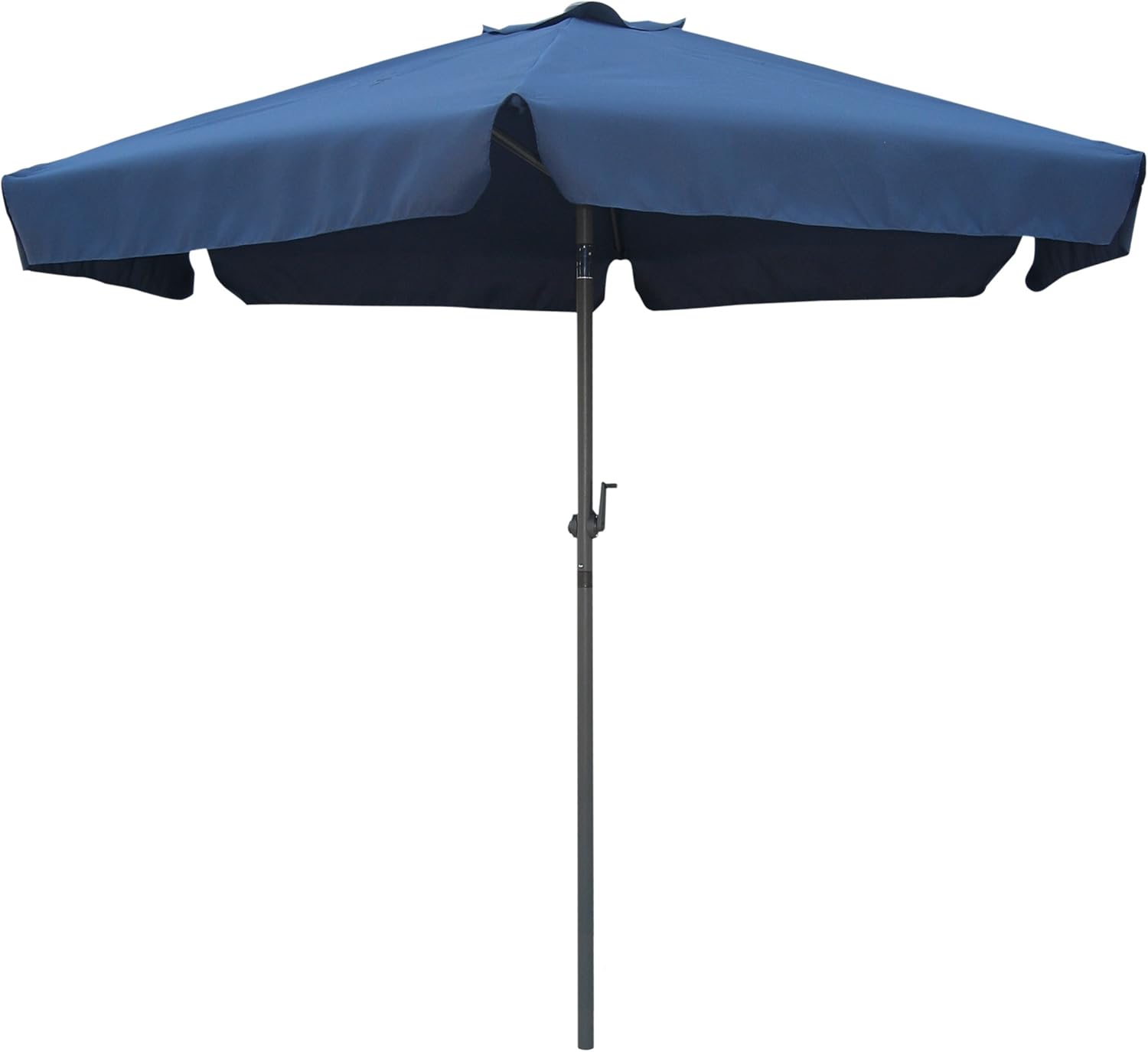 International Caravan Furniture Piece Outdoor 8 Foot Aluminum Umbrella, Yellow