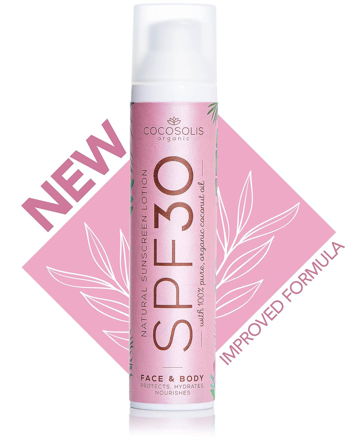 COCOSOLIS Natural Sunscreen Lotion SPF 30 | Effective UVA and UVB protection | Long-lasting Saturated Tan | Nourished & Hydrated Skin | For Face & Body | Mineral Sun Block | 100% Natural Ingredients