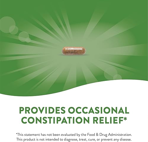 Miniatura 2 de Natures Way Corteza de cascara de sagrada alivio ocasional del estreñimiento proyecto verificado sin OMG 270 mg por porción 180 cápsulas