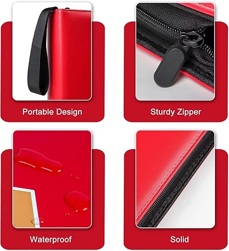 Miniatura 2 de GEAoffice Carpeta de 9 bolsillos compatible con tarjetas intercambiables con capacidad para 900 tarjetas, colección de tarjetas de intercambio con