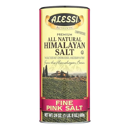 ALESSI Sal rosa del Himalaya fina de 24 onzas (1 paquete)