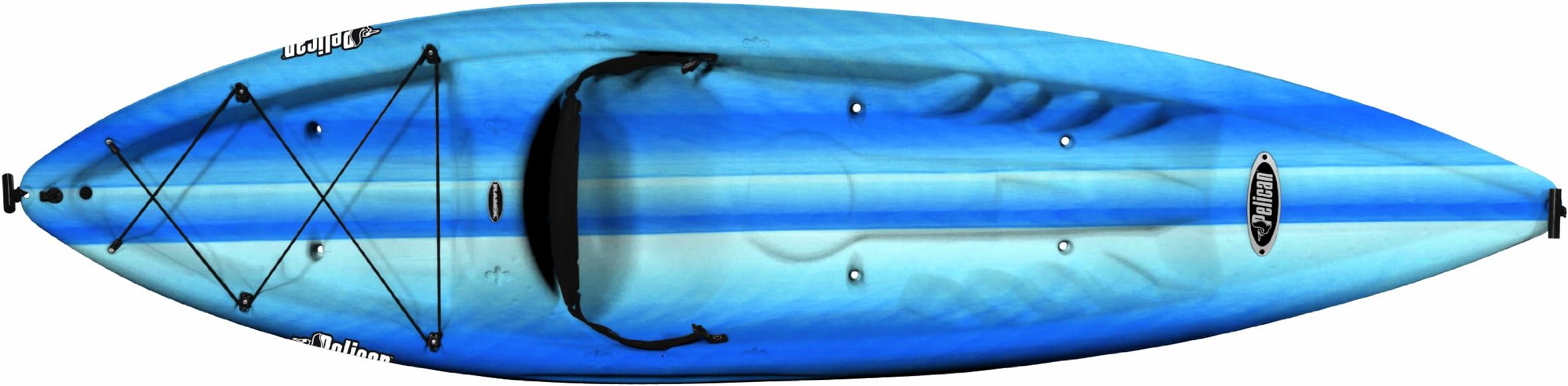 Pelican Apex 100 Kayak, Fade Blue/White