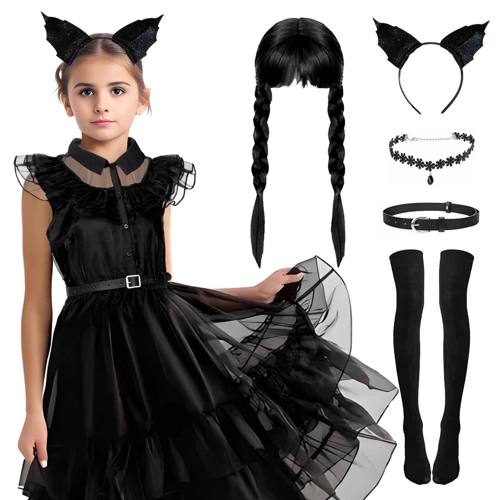 Alaiyaky Wednesday Costume Set