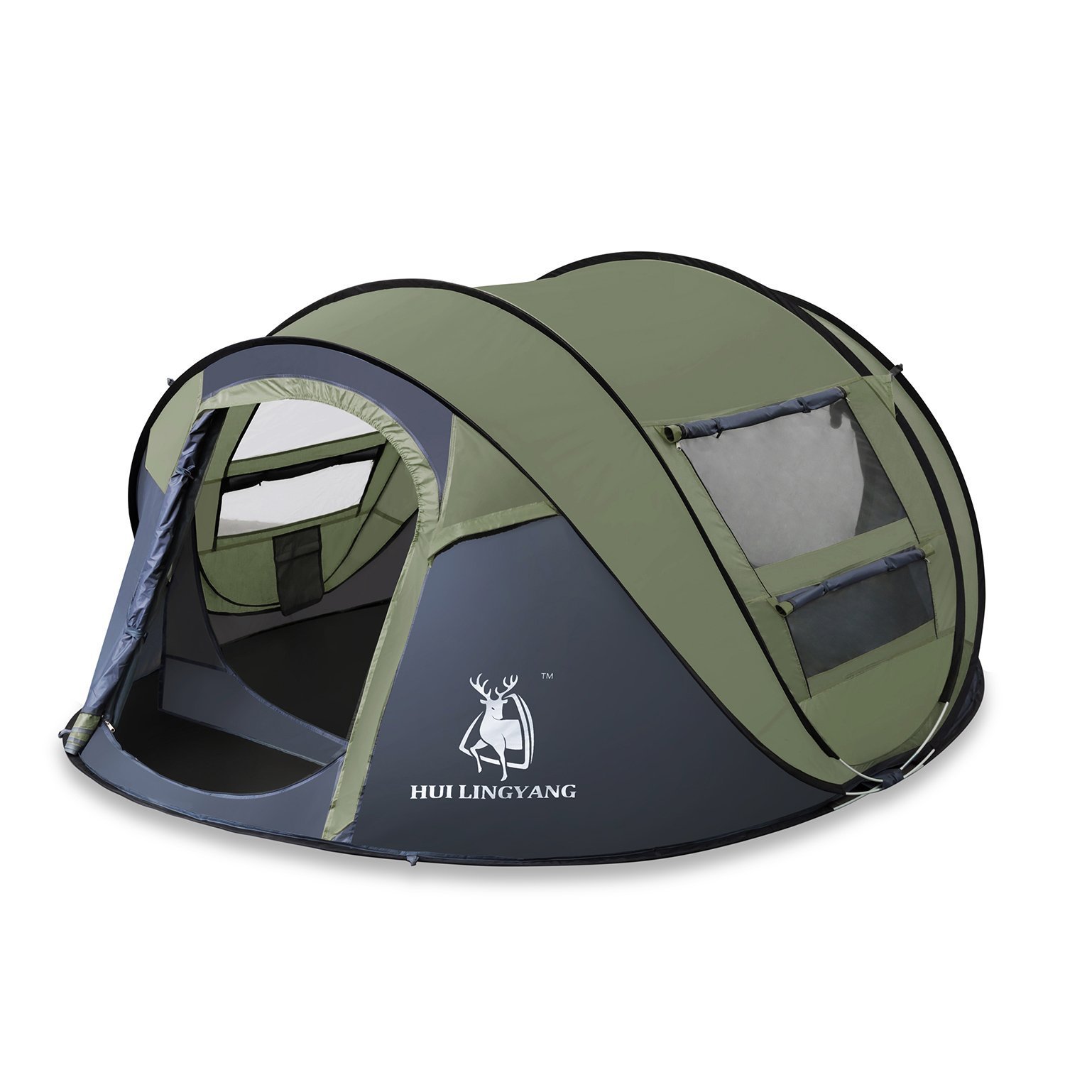 ADIPIN Outdoor Pop Up Tent 4 Person 