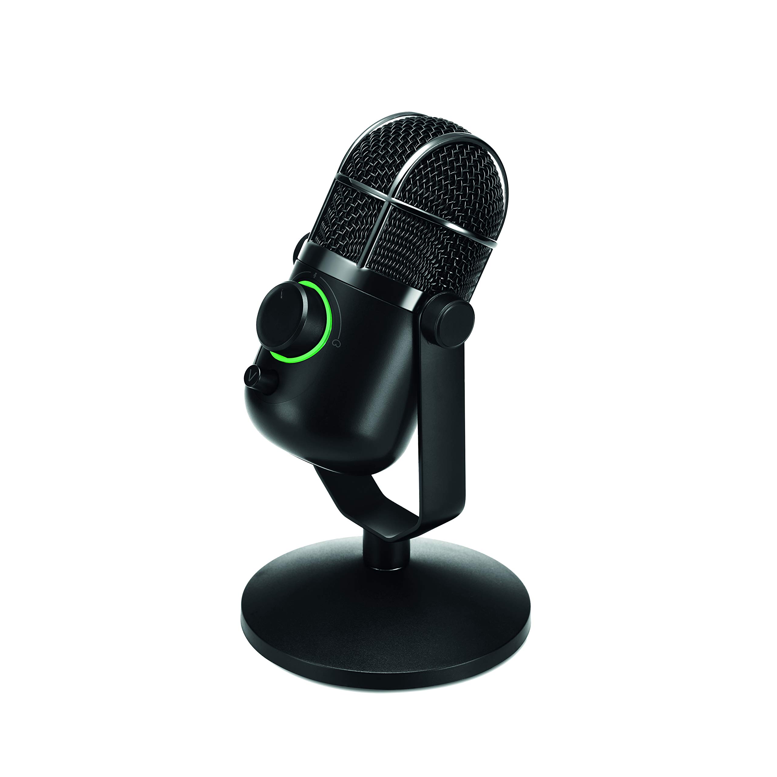 Thronmax Mdrill Dome (M3) Kondensator Mikrofon (Schwarz) für professionelle HD Aufnahmen (48kHz) in Studioqualität beim Podcast / Streamen / Chat / GamePlay / Youtube / etc.