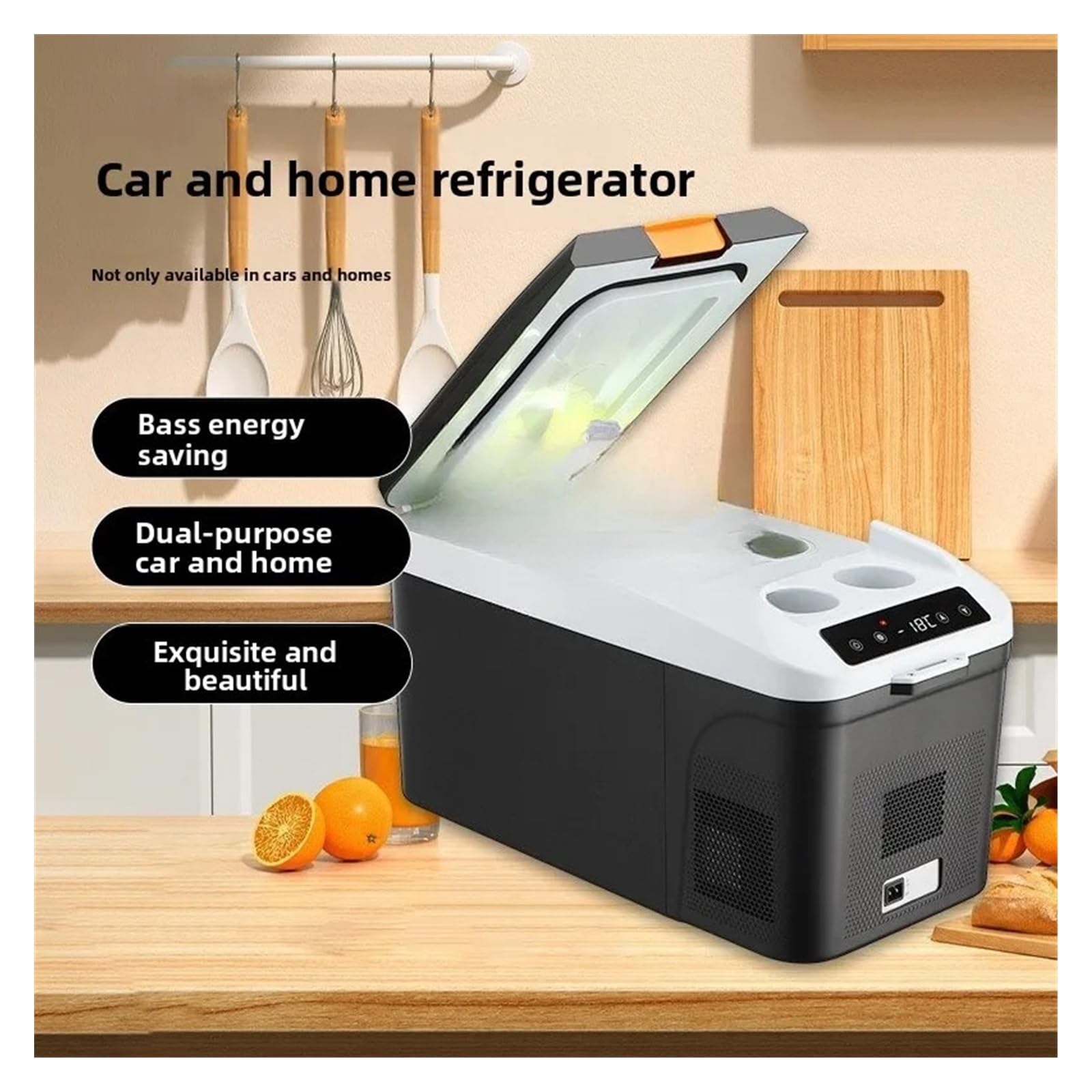 El Sistema de refrigeración del refrigerador del automóvil con compresor Puede Ajustar la Temperatura del refrigerador del automóvil en Verano.(DC12V 24V)