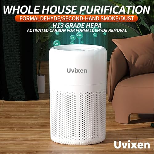 Miniatura 5 de Purificadores de aire para el hogar, mini purificador de aire con filtro de aire HEPA, purificador de aire operado por USB para dormitorio,