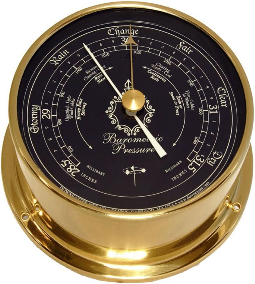 Downeaster Blue Dial Standard Barometer