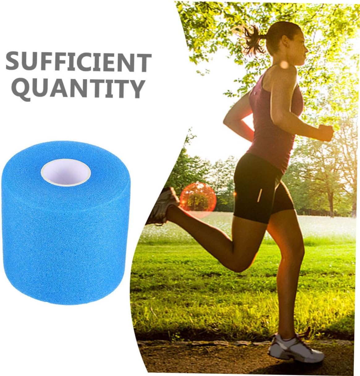 BESPORTBLE Sponge Sports Tapes Athletic Tape Sports Tape Cuttable Sports Tape Sponge Blue