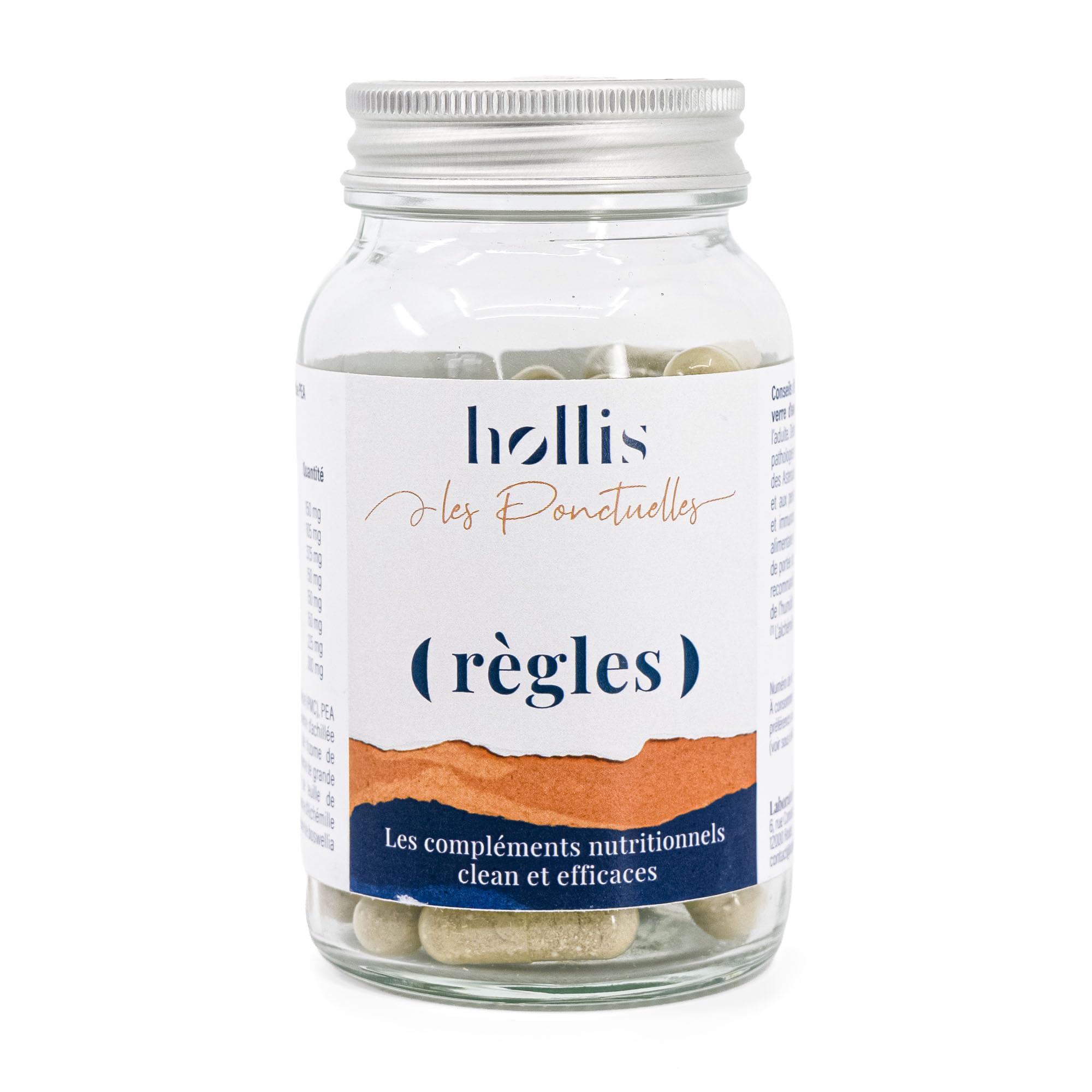 HOLLIS Les Ponctuelles Règles Complément Alimentaire 60 Gélules