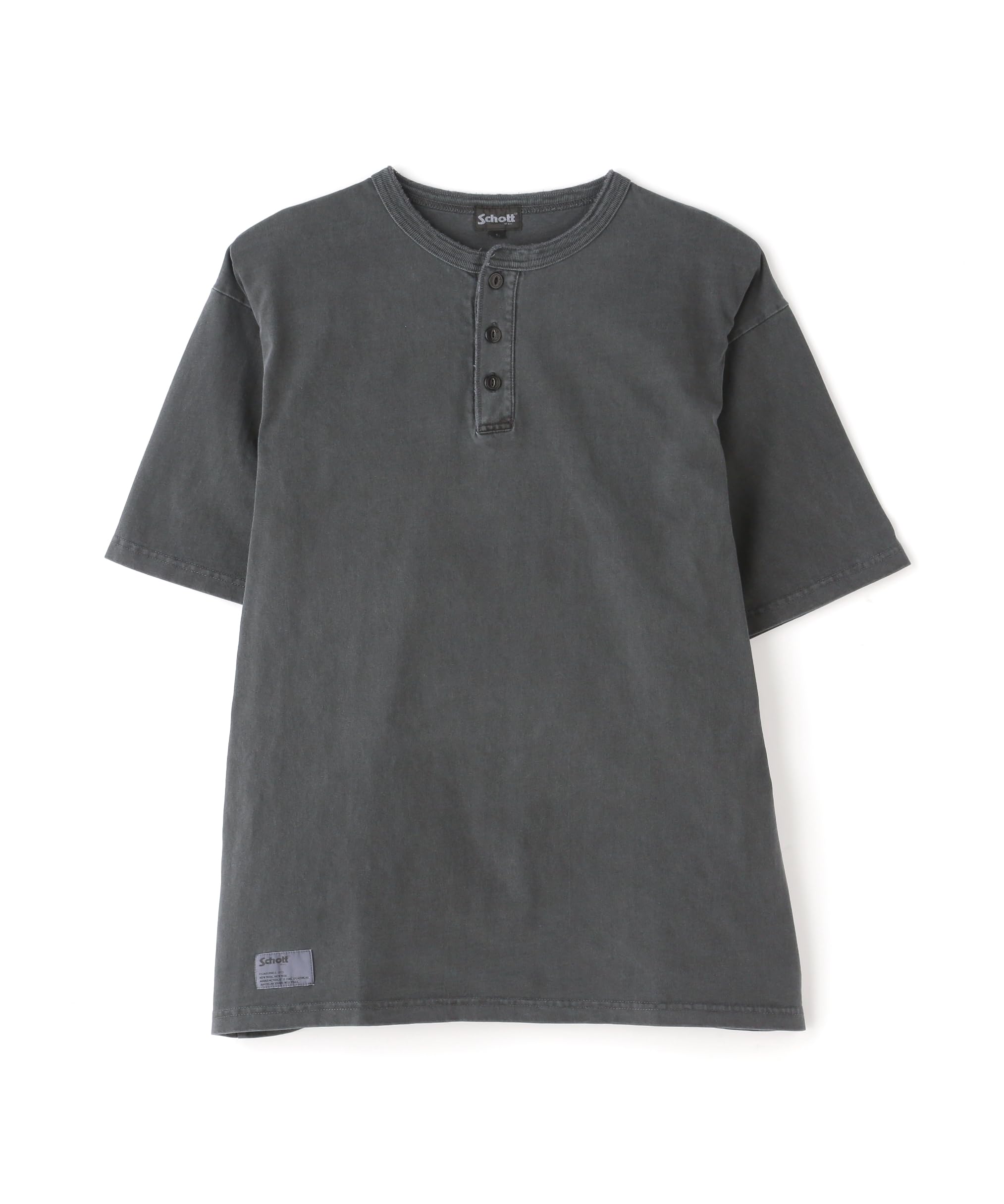 Amazon.co.jp: 【Schott】【ショット】 PIGMENT OD SS HENLEY NECK T