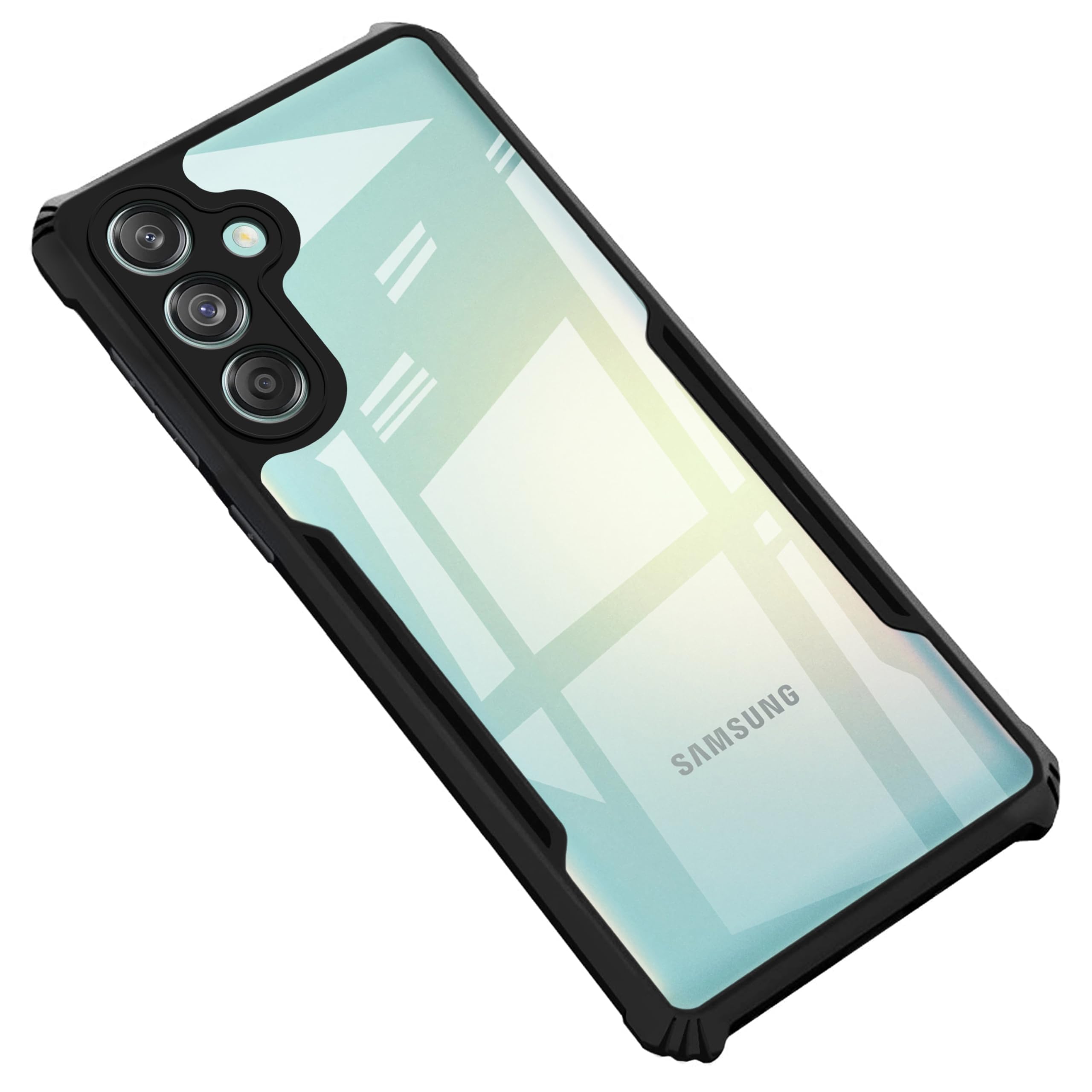 Amazon Brand - Solimo Back Case Cover for Samsung Galaxy M55 5G (Polycarbonate, Thermoplastic Polyurethane_Matte Black) (B0D2DLZCCM) Amazon Price History, Amazon Price Tracker
