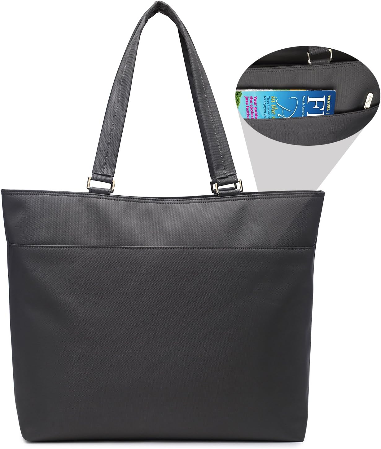 Hоlіdау Dеаlѕ 🛒 NNEE 15 15.6 Inch Water Resistance Nylon Laptop Tote Bag Computer Travel Carrying Bag - Gray 🛒 Crаzу Dеаlѕ NNEE 15 15.6 Inch Water Resistance Nylon Laptop Tote Bag Computer Travel Carrying Bag - Gray