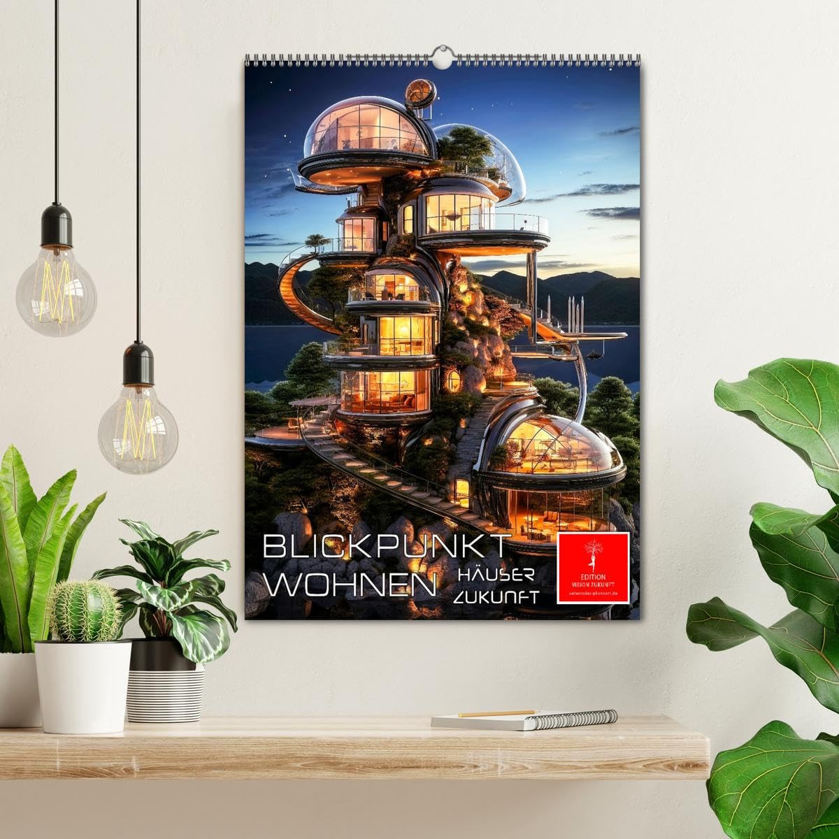 Blickpunkt Wohnen Häuser Zukunft (Wandkalender 2026 DIN A2 hoch), CALVENDO Monatskalender