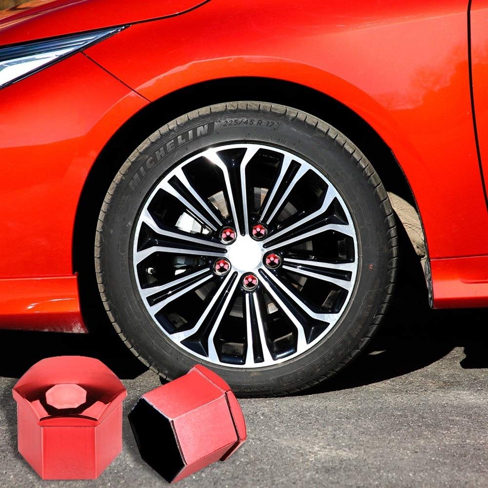 20 Pezzi Da 19 Mm Copri Dado Ruota Auto Coprivite Mozzo Automatico - 5