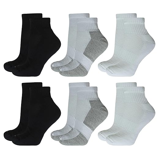 Kit 6 Meias Mash Esportiva Sapatilha Cano Curto Active Alta Performance Unissex Adulto