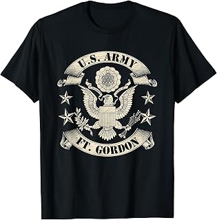 Fort Gordon Us Army Base Ft Gordon Georgia GA Gifts T-Shirt
