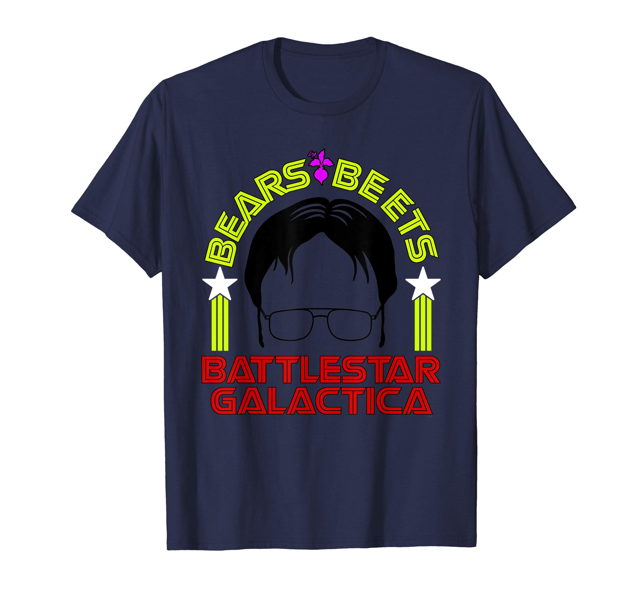 The OfficeBears Beets Battlestar Neon T-Shirt